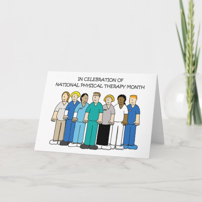 Carte Mois national de la physiothérapie Octobre (Devant)
