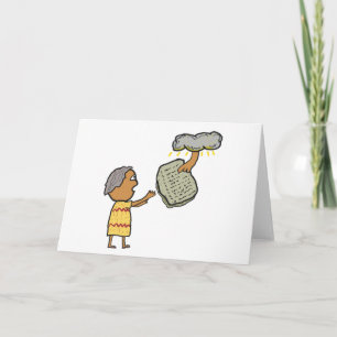 Carte Moïse et les dix commandements