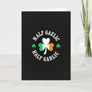 Carte moitié gaélique moitié ail