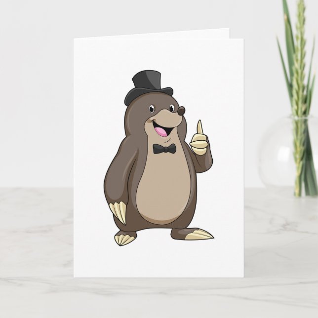 Carte Mole en Groom avec Cravate (Devant)