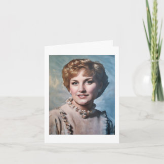 Carte Mom as Computer Impasto Oil Painting 