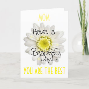 CARTE MOM-SEULEMENT LE MEILLEUR POUR LE MEILLEUR ANNIVER