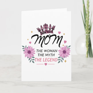 Carte Mom The Legend Mother's Day Gift