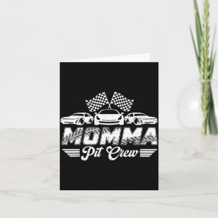 Carte Momma t Crew Fête d'anniversaire Amoureux de voitu