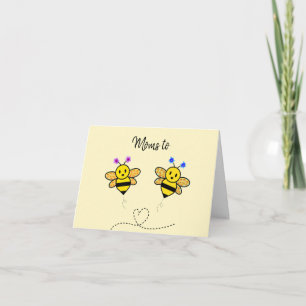 Carte Moms to Bee Félicitations pour vos bonnes nouvelle