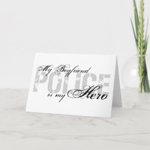 Carte Mon ami est mon héros - POLICE