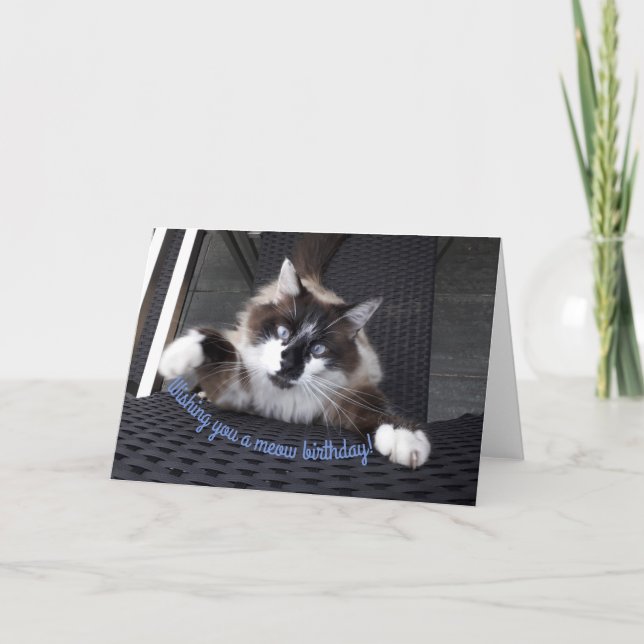 Carte Mon anniversaire ! (Devant)