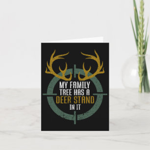 Carte Mon Arbre Familial A Un Deer Stand Dans Il Chasse
