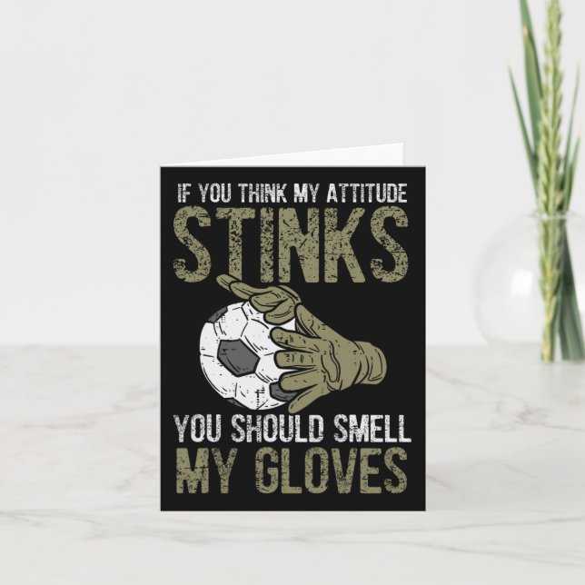 Carte Mon attitude pue Gants Football Football Goalie G (Devant)
