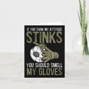 Carte Mon attitude pue Gants Football Football Goalie G