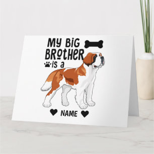 Carte Mon Big Brother est un Saint Bernard