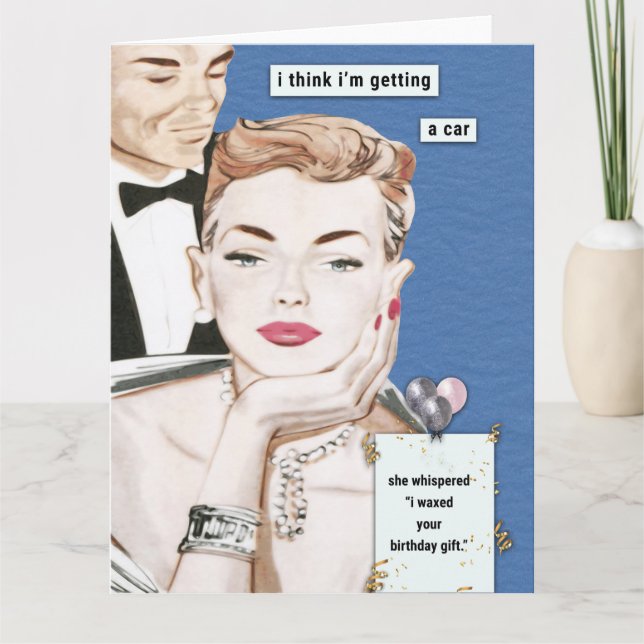 Carte Mon cadeau d'anniversaire (Devant)