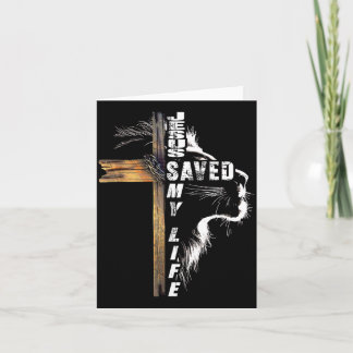 Carte Mon cadeau pour Jésus-Christ a sauvé la vie