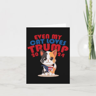 Carte Mon chat aime Trump 2024 2