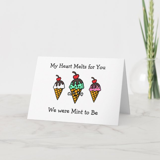 Carte Mon coeur fond pour vous, nous étions une Monnaie  (Devant)