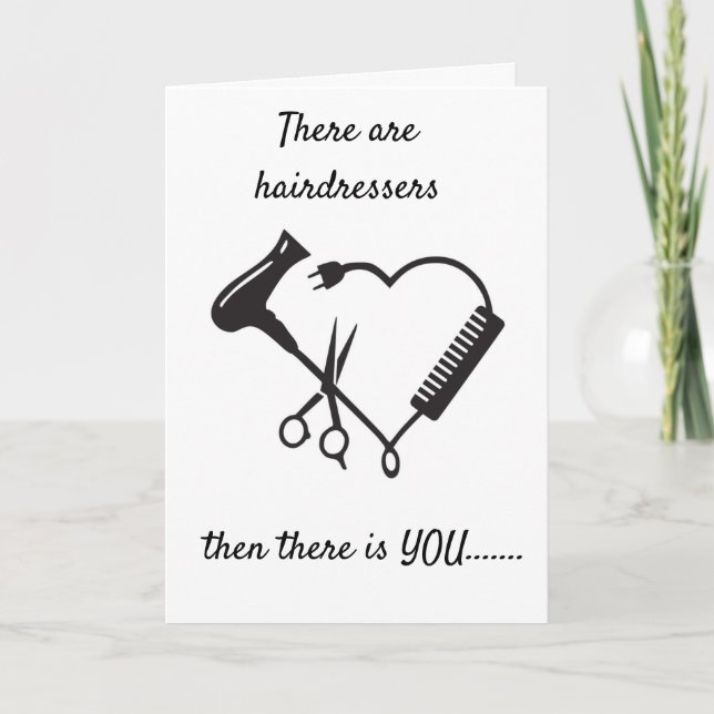 CARTE MON *COIFFEUR EST UN MAGICIEN* JOLI ANNIVERSAIRE (Devant)
