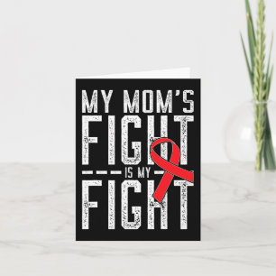 Carte Mon combat de maman est ma lutte contre le cancer