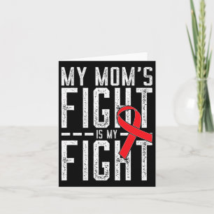 Carte Mon combat de maman est ma lutte contre le cancer 