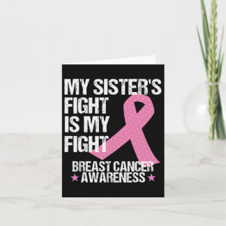 Carte Mon combat Soeurs est mon combat cancer du sein de