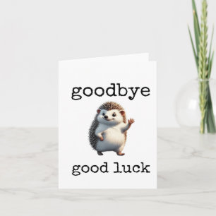 Carte Mon Coworker Partir, Au Revoir, Bonne Chance, Cart