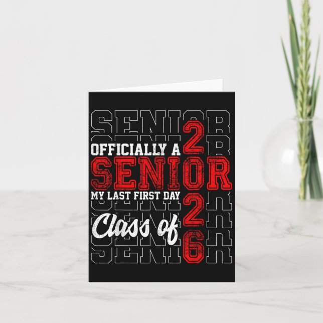 Carte Mon Dernier Premier Jour Senior Life Cl De 2026 Hi (Devant)