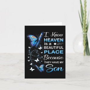 Carte Mon Fils Est Mon Ange Gardien Dans Le Jour Du Mémo