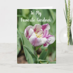 CARTE **MON JARDIN PRÉFÉRÉ** À VOTRE ANNIVERSAIRE