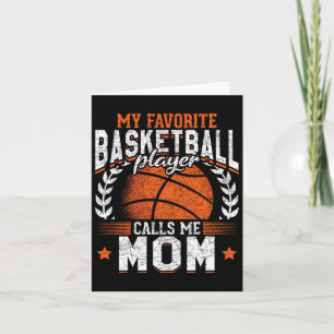 Carte Mon Joueur favori Bysketbyll Me Appelle Maman Bysk