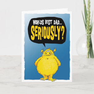 Carte Mon meilleur papa...sérieusement (2018)