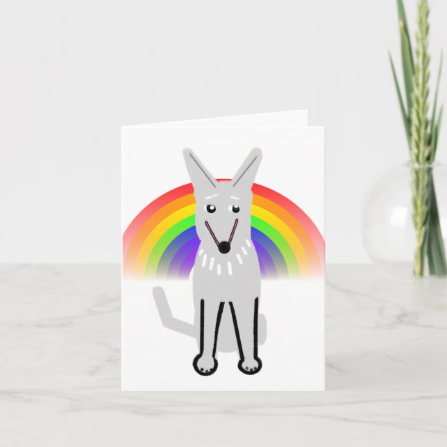 Carte Mon Moon Dog, (Devant)