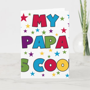 Carte Mon papa est Cool
