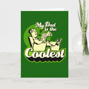 Carte Mon Père Est Le Plus Coolé