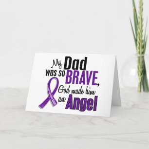 Carte Mon père est un ange cancer du pancréas