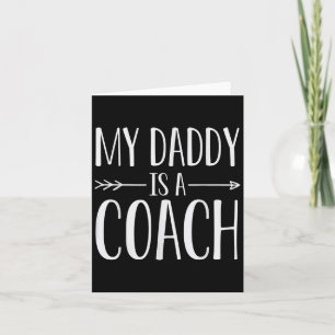 Carte Mon Père Est Un Citation De Coach Fils Ou Fille Di