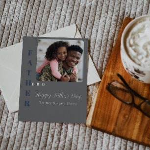 Carte Mon père, ma Fête des pères de super-héros