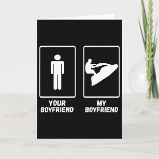 Carte Mon petit ami Jet Skiing Jetski Jet Skier embarcat