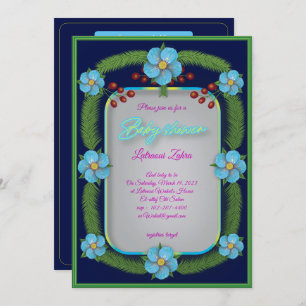 Carte Mon premier bouquet de fleurs. B.