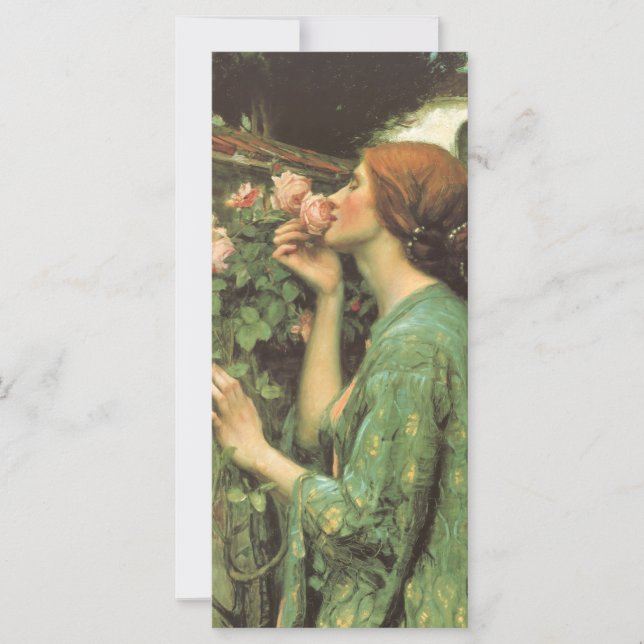 Carte Mon Rose doux, ou Âme du Rose par Waterhouse (Devant)