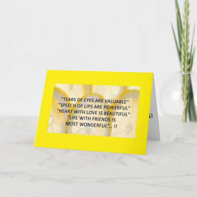 CARTE MON TRÈS MEILLEUR AMI-ANNIVERSAIRE-SIGNIFIE LE MON (Devant)