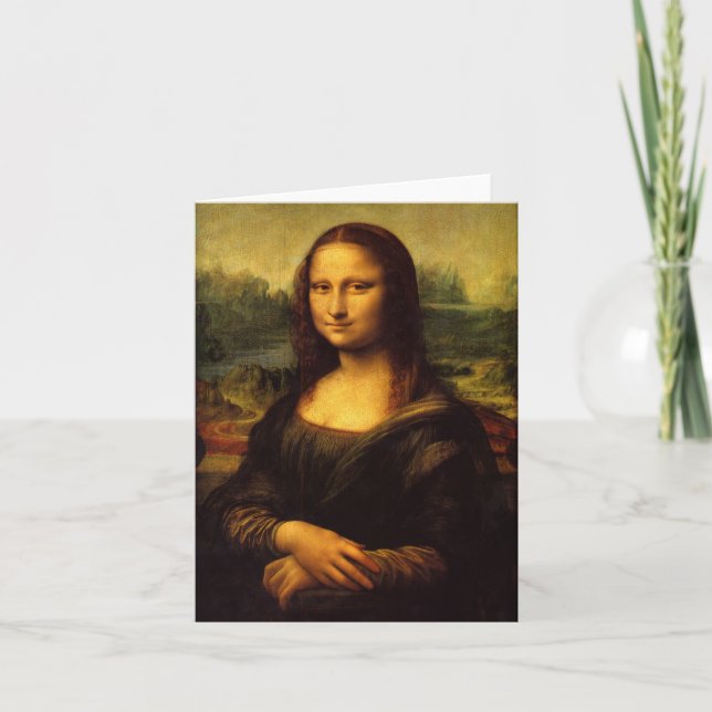 Carte Mona Lisa by Léonard de Vinci (Devant)