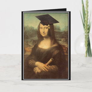 Carte Mona Lisa Casquette de troisième cycle