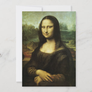 Carte Mona Lisa de Léonard de Vinci, Art Renaissance