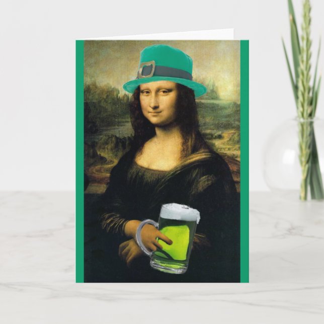 Carte Mona Lisa de St Patrick (Devant)