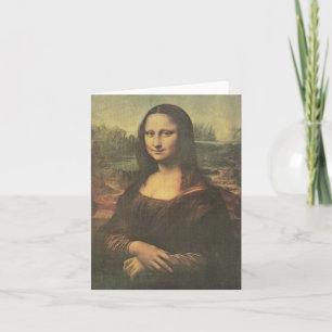 Carte Mona Lisa Leonardo da Vinci Art