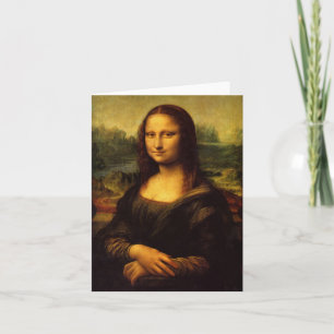 Carte Mona Lisa par Leonardo da Vinci