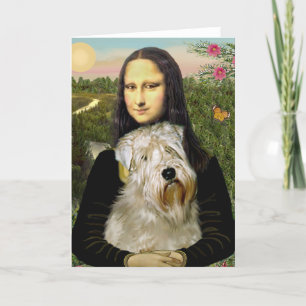 Carte Mona Lisa - Wheaten Terrier 1