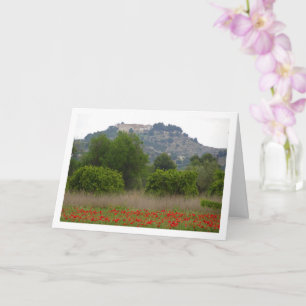 Carte Monastère de San Miguel au-dessus de Poppy Field C