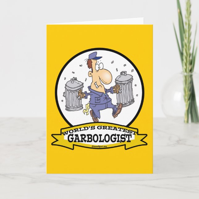 CARTE MONDE LE PLUS GRAND GARBOLOGISTE HOMME CARTOON (Devant)