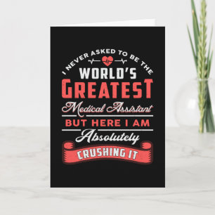 Carte Monde Meilleur Assistant Médicale Docteur Funny