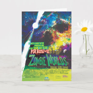 Carte Mondes Zombie Galaxie d'Halloween